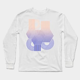 Abstract minimal geometry modern Long Sleeve T-Shirt